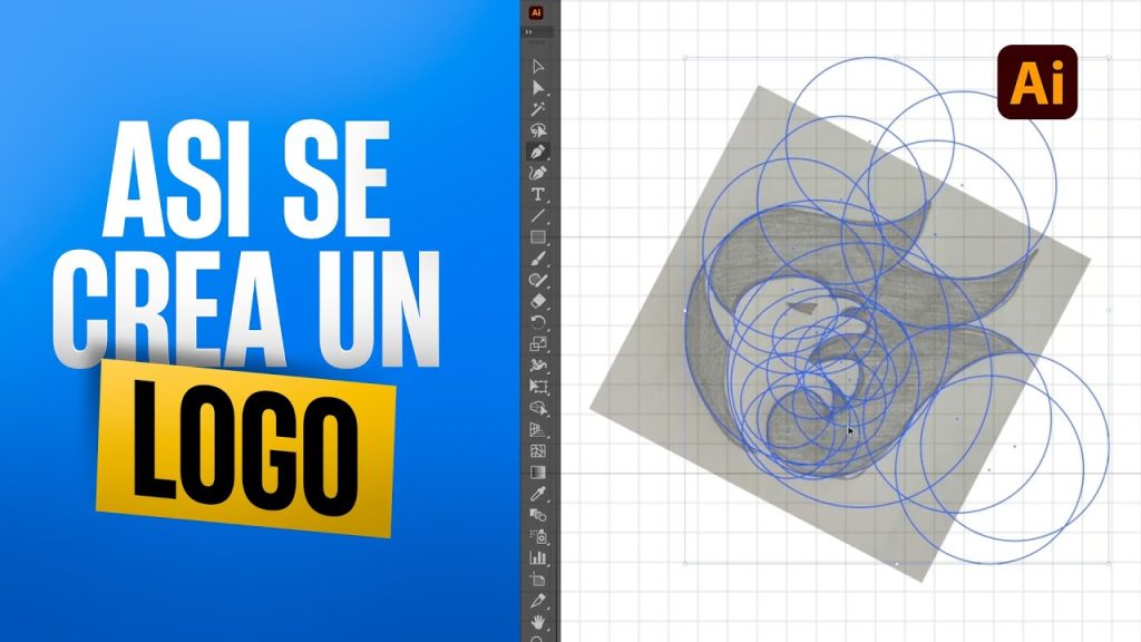 ✔ LA FORMA CORRECTA de VECTORIZAR un LOGO | USO DE RETICULAS