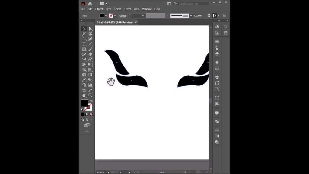 HOW TO MAKE  Bull modern logo STEP BY STEP IN ADOBE…