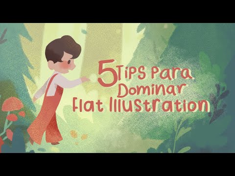 5 tips  para hacer ilustraciones planas!