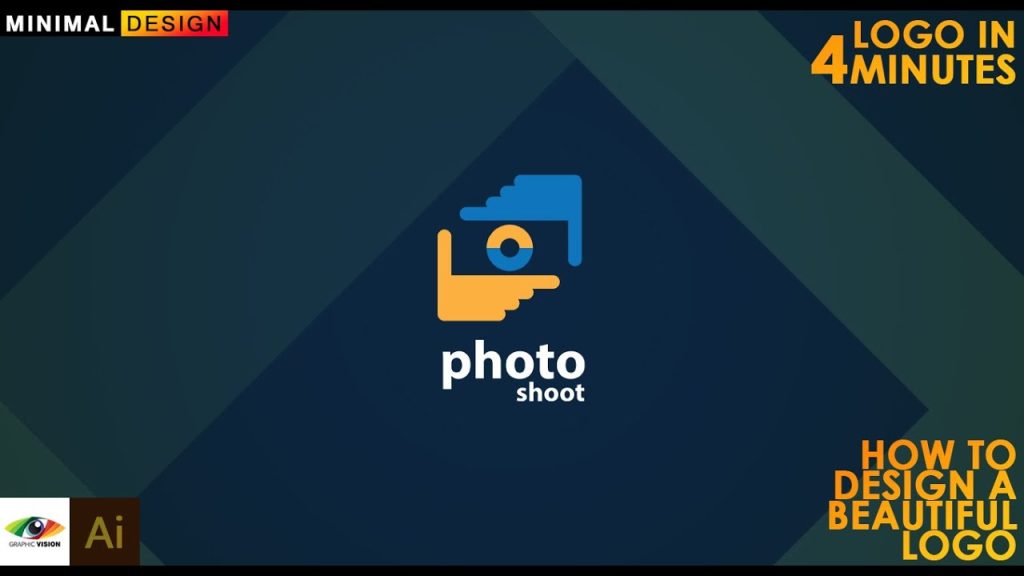 How to design quick and easy minimalist camera logo