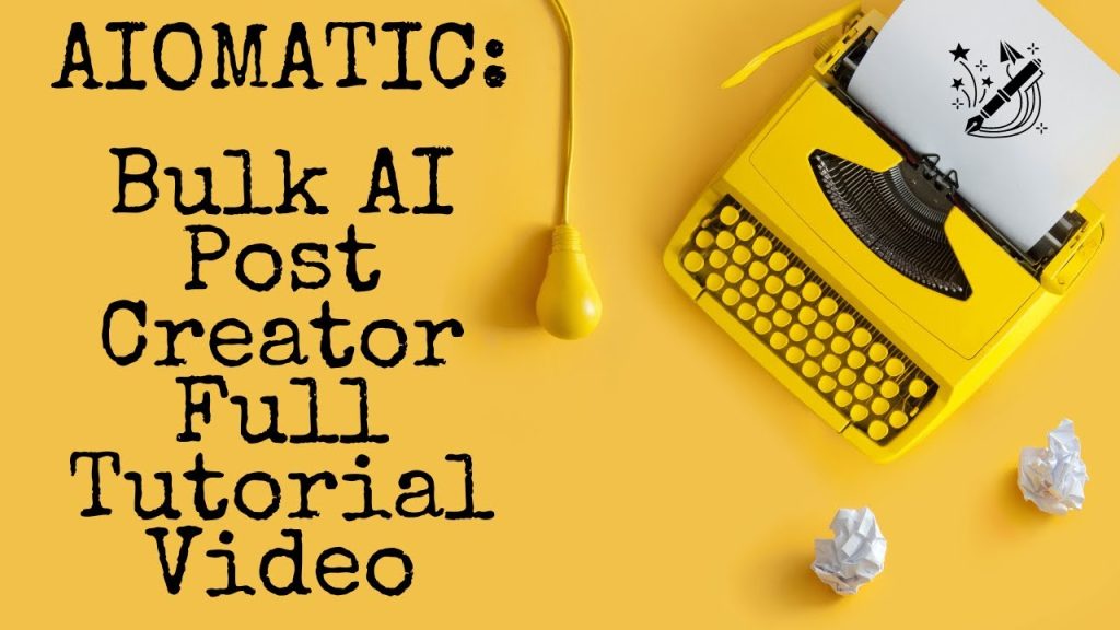 Bulk AI Post Creator Full Tutorial Video