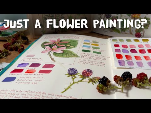 Revisiting botanical illustration for beginners: Bramble,…