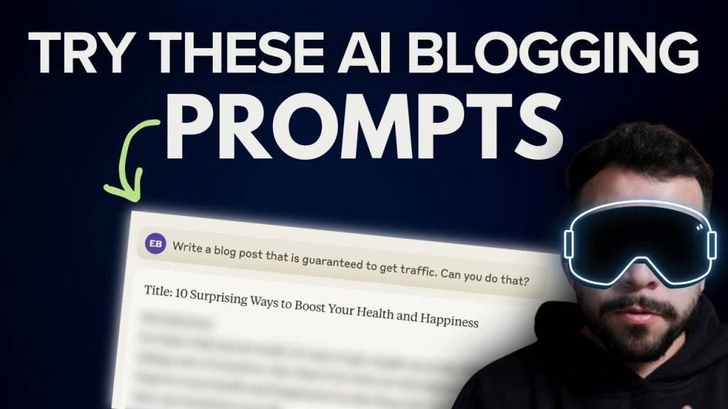 AI Blogging Prompts That Will BOOST Your Next Blog Post