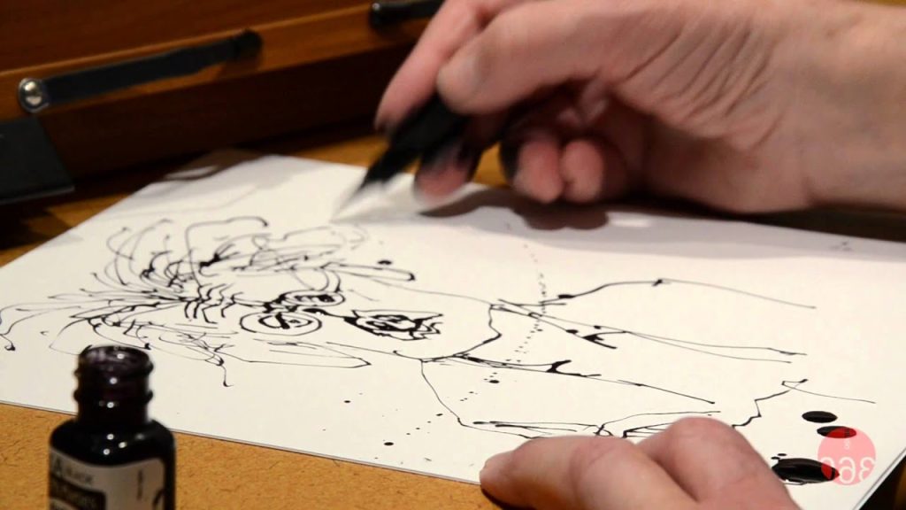 Studio 360: Ralph Steadman Draws Kurt Andersen