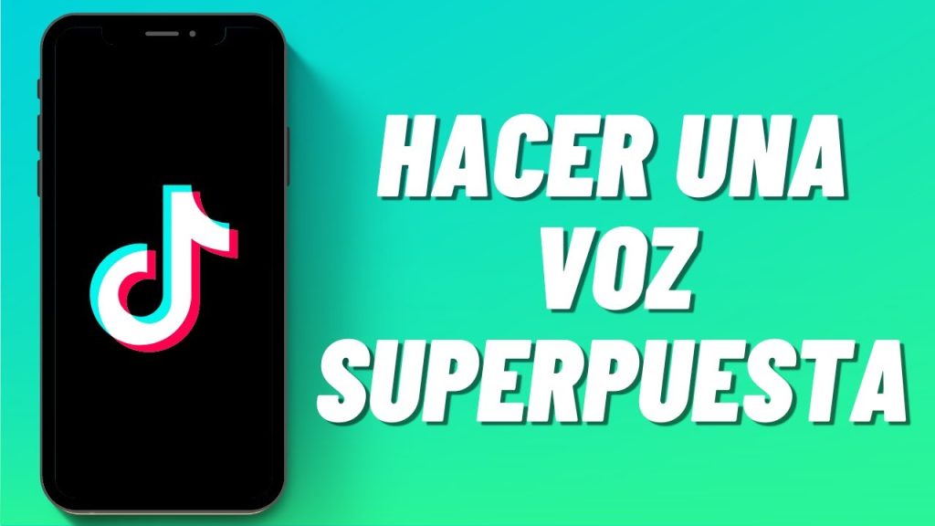 Cómo hacer una voz superpuesta en Tiktok