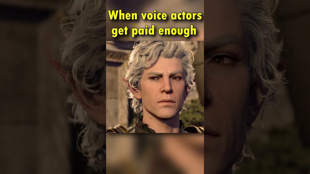 When voice actors actually get paid enough #baldursgate3…