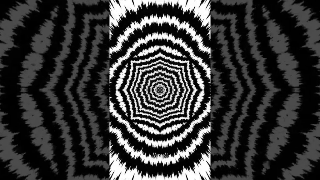 Monochrome Hypnosis: A Mesmerizing Black and White Illusion….