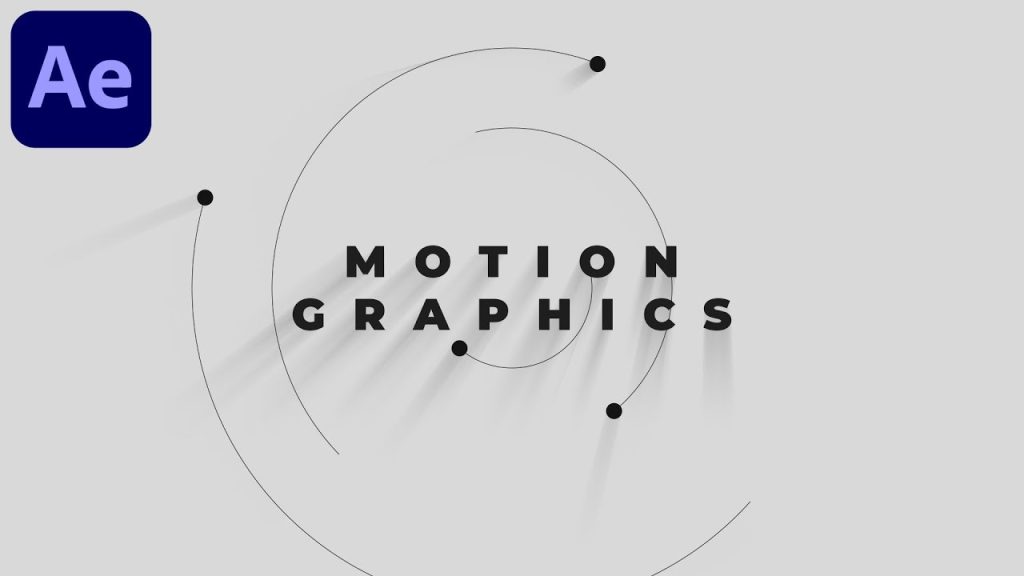 Minimal Circle Motion Graphics Text Animation in After…