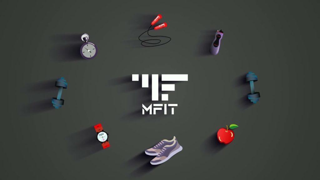 FX0029 Gym Fitness Logo Reveal Minimal Logo Intros