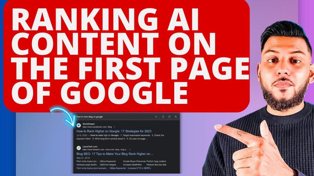 How I Ranked A Blog Post 5th On Google In 7 Days (AI…