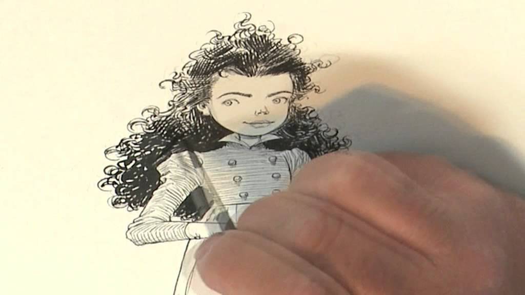 Drawing Goth Girl with Chris Riddell