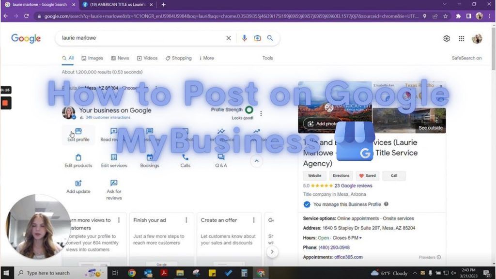 How to Post on your Google My Business Profile 😱
