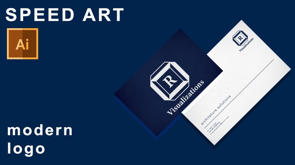 Designing Architecture Logo in Minimalist Style | SPEED ART…