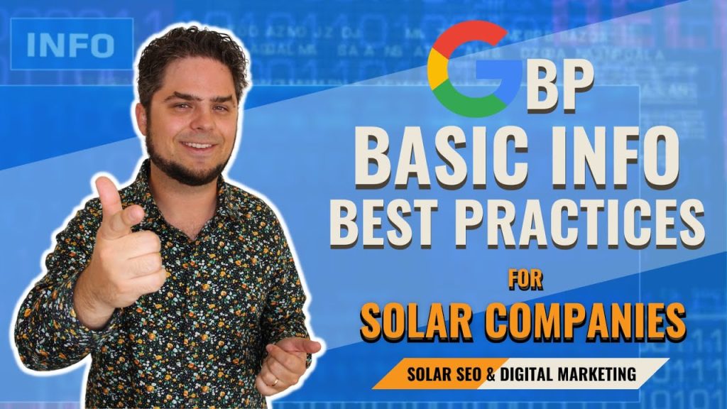 GBP Basic Info Best Practices for Solar Companies | Solar…