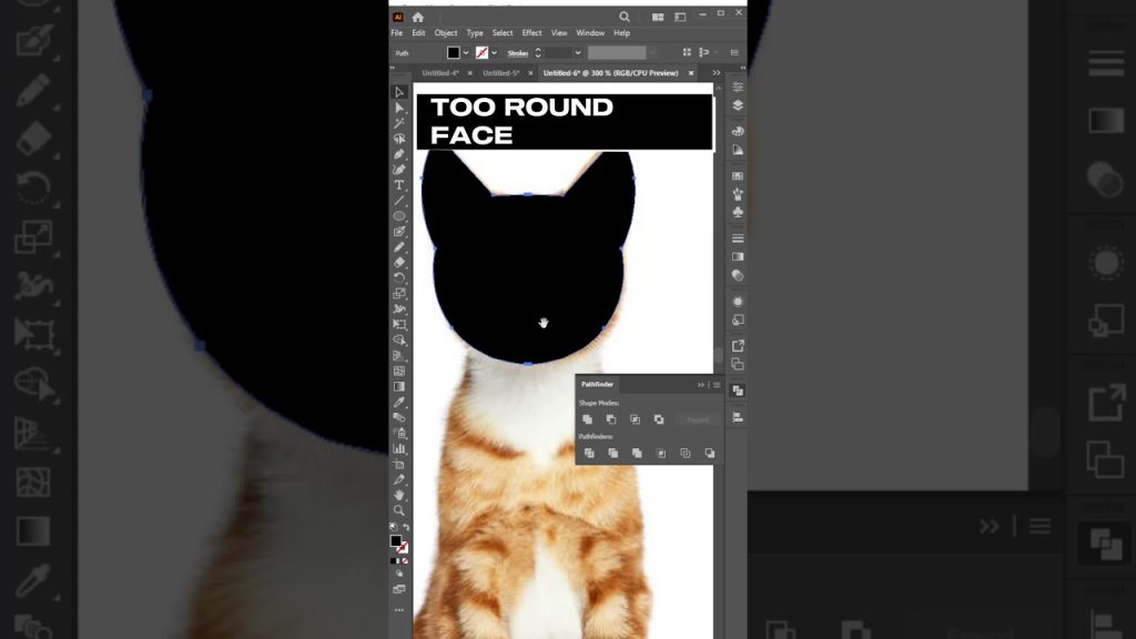 How to design a minimalist cat logo – Adobe illustrator…