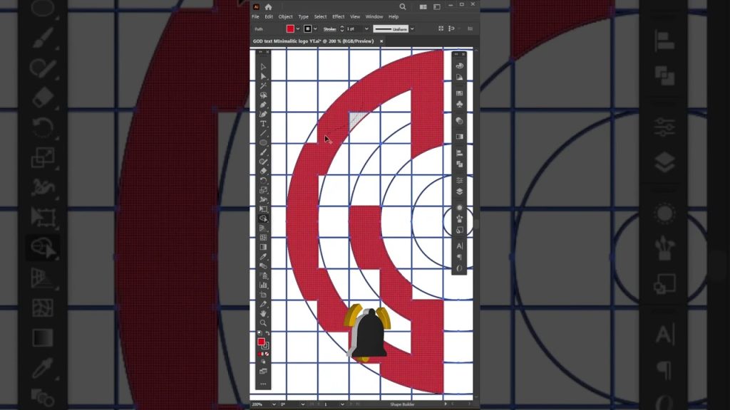 G O D text minimalistic logo design | Create minimal logo in…