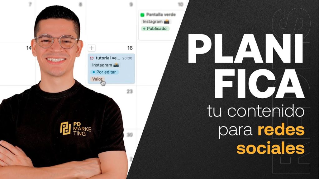 Cómo PLANEAR tu contenido de REDES SOCIALES – PLANTILLA y…